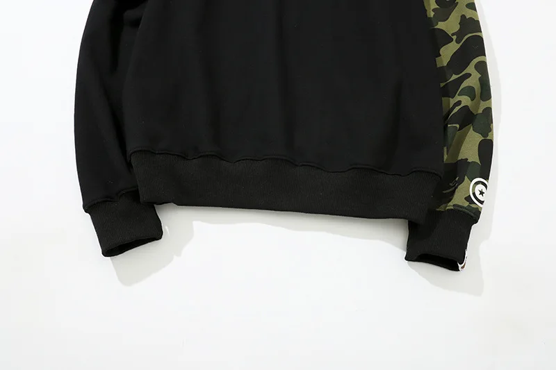 

Bape Hoodies Men Fashion Brand Camouflage Cartoon Print Sweatshirt Casual Hooded Coat Zip Up Harajuku Jacket Clothes