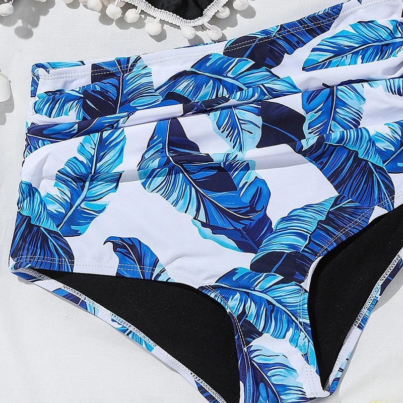 

Sexy Ruffle Bikinis Set 2021 Micro Swimwear Women Printing Swimsuit Swimming For Female Suit Brazilian Beachwear Bathing Suit L