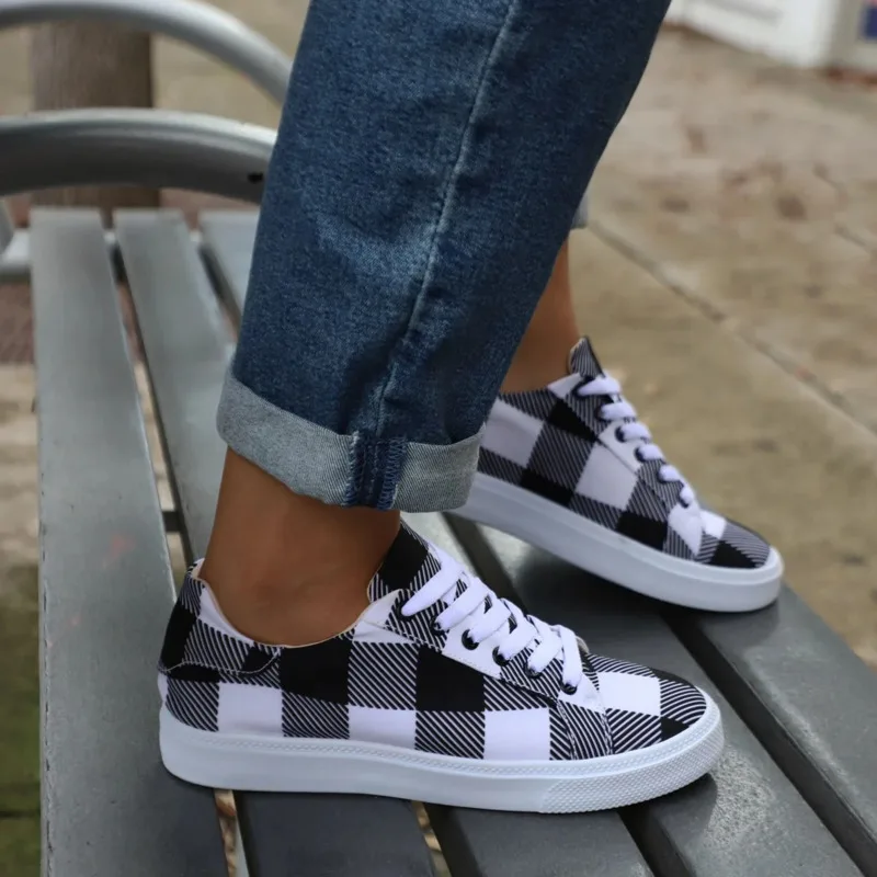

Sexy Leopard Ladies Sneakers Women Fashion Flats Canvas Shoes Woman Spring Autumn Platform Female Soft Casual Shoes 2021 New