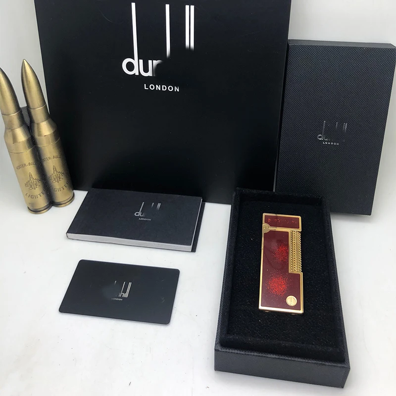 

100% new vintage dupont gas lighter gas cigarette lighter polished jet gasoline flint lighter metal gas lighter