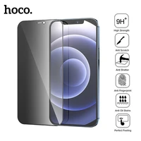 hoco 9h privacy screen protector for iphone 12 11 pro max anti spy tempered galss for iphone x xs max xr full cover front film