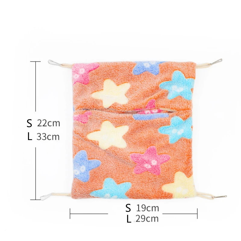 Pet Hammock Cotton Mouse Ferrets Guinea Pig Cat Hanging Swing Bed For Rodents House For Hamster Pets Supplies Small Animals Nest images - 6