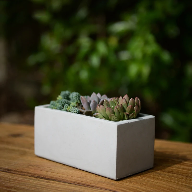 Прямоугольная силиконовая форма для плантатора цветочных горшков