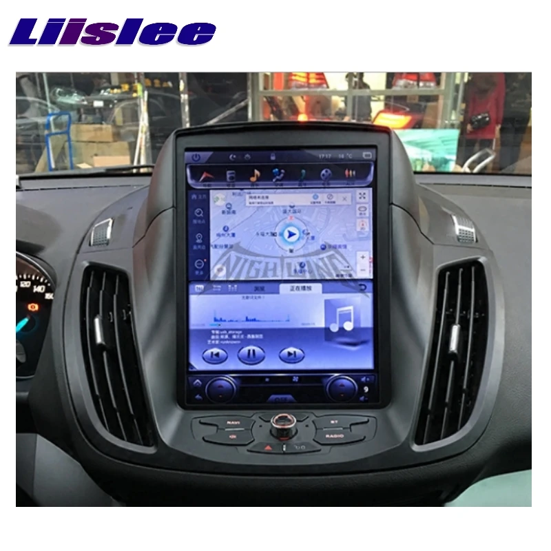 Для Ford Escape Kuga для Focus 2013 ~ 2018 NAVI 2G RAM LiisLee Автомобильный мультимедийный GPS WIFI Аудио