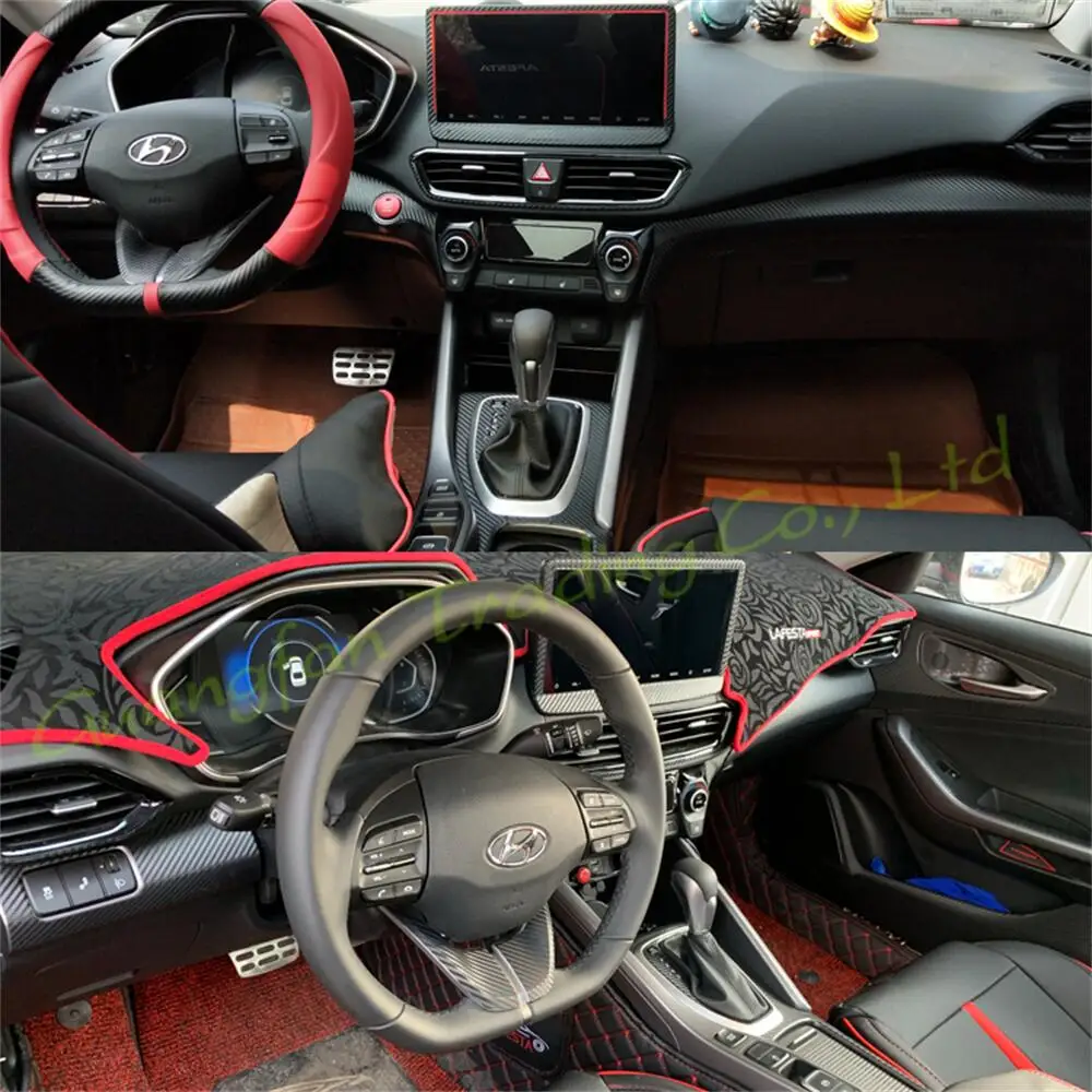 

Для Hyundai Lafesta 2019-2020 автомобильный Стайлинг 3D/5D углеродное волокно интерьер автомобиля центральная консоль цветные молдинговые наклейки дет...