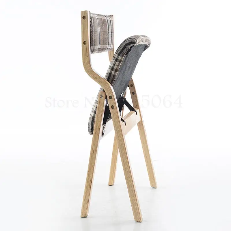 Твердый деревянный складной стул простое офисное кресло стол домашний для