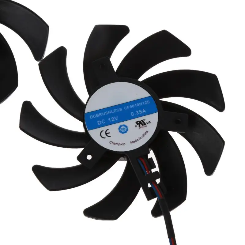 2pcs/set New CF9010H12S RX 480/470 VGA GPU Cooler Graphics Fan For XFX R9 390X/390 8G RX480 RX470 Video Card Cooling |