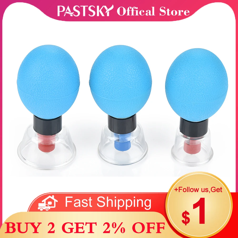 1 шт Вакуумный баночный Магнитный иглоукалывание терапия всасывания массаж тела