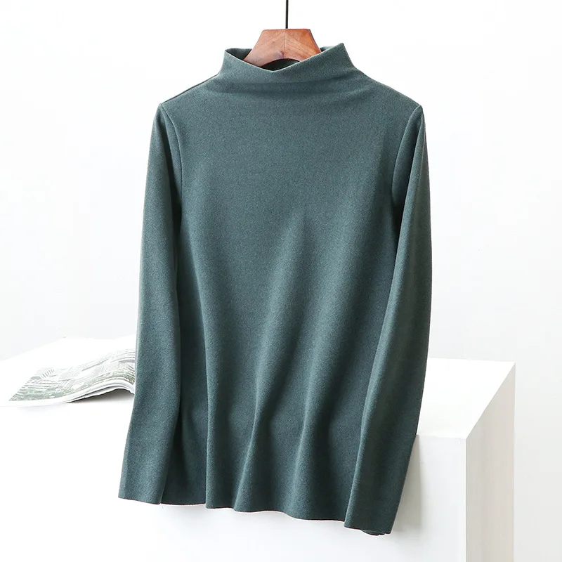 

Turtleneck Pullover Sweater Woman Tshirts Sexy Tops Long Sleeves Shirts Women Clothing Streetwear WomenSBK42-SBK45