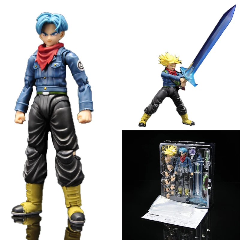 

Anime Dragon Ball SHF Trunks Figure Movable Doll Model Ornaments child Collecting toys Birthday christmas gift