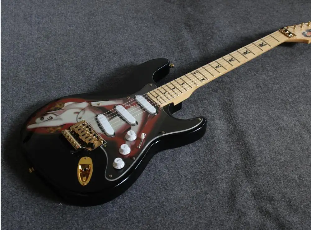 

Custom shop,new style electric guitar,maple fingerboard guitarra,handmade 6 stings gitaar.real photos