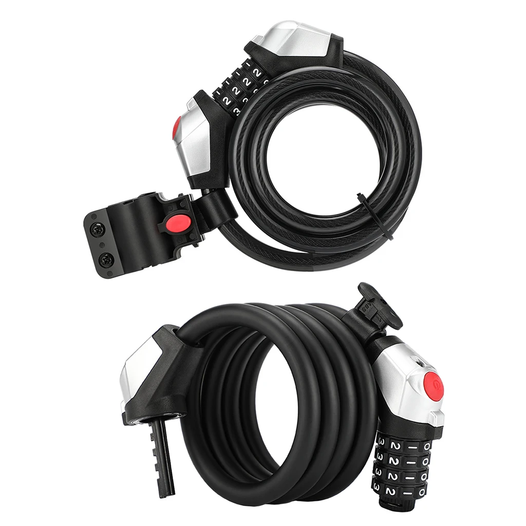 Велосипедный Замок трос хорошее качество велосипед безопасности Противоугонная