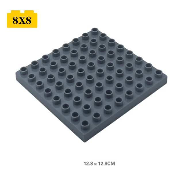 Большая частица Diy строительное основание для блоков Совместимо с Duploed Baseplate кирпичи аксессуары игрушки для детей подарок для детей - Цвет: LXF-R509-6