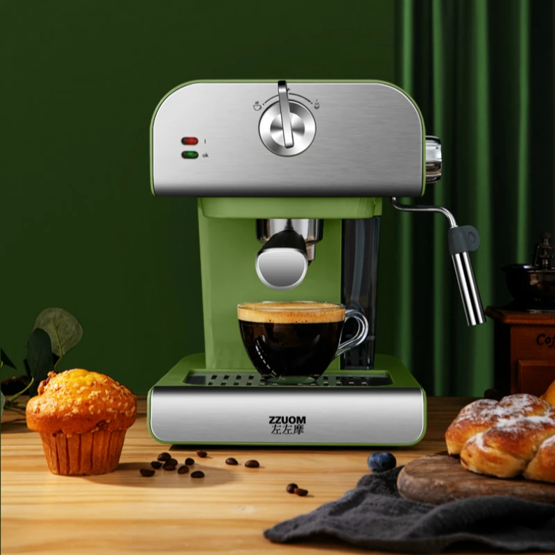 

JRM0082 Household Coffee Machine Automatic Espresso Machine Home Office Mini Steam Milk Bubble Pressure Coffee Home Appliance
