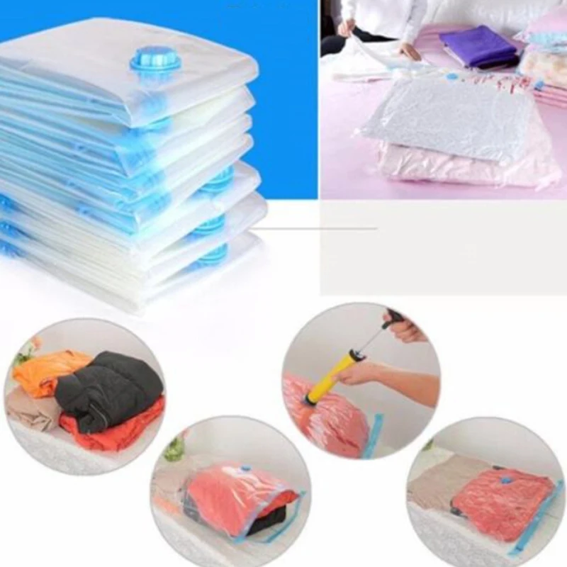 

Heavy Duty Vacuum Seal Storage Bag Large Space Saving Cloths Travel High Quality