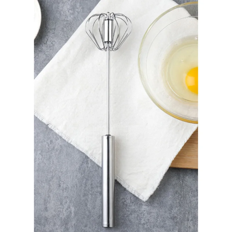 2Pcs Stainless Steel Semi-Automatic Eggbeater Hand-Held Cream Hair Mixer Egg Eggbeater(10 Inch 12 Inch) | Дом и сад