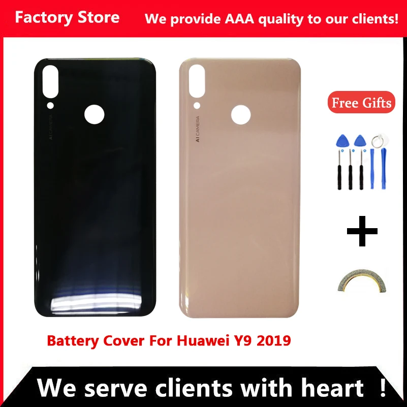 Задняя крышка батарейного отсека для Huawei Y9 2019 качество AAA | Мобильные телефоны и