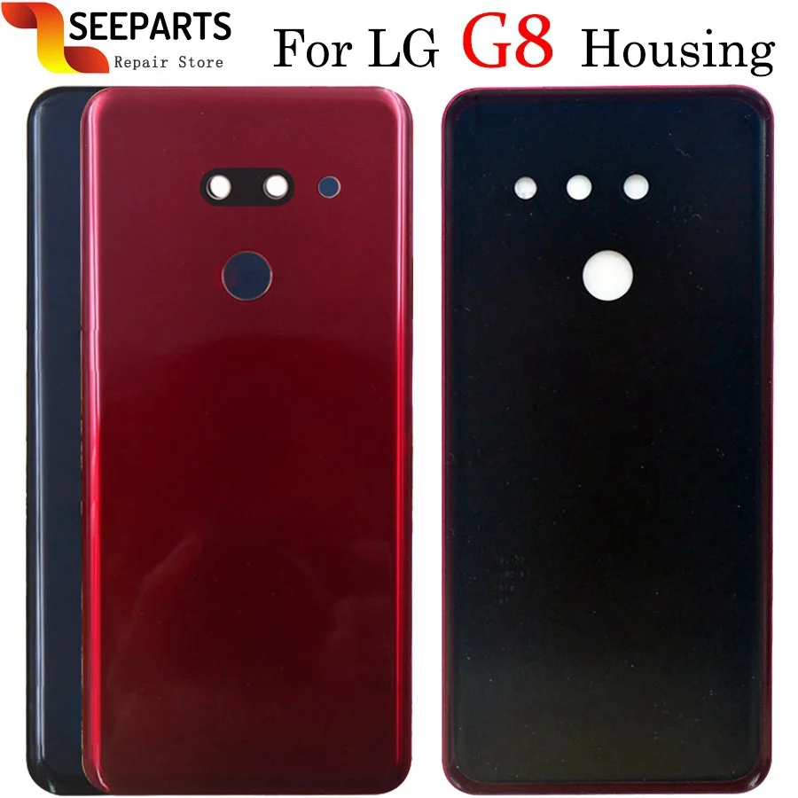 Оригинальное стекло для LG G8 ThinQ Крышка батарейного отсека G820 G820N G820QM7 задний G8S