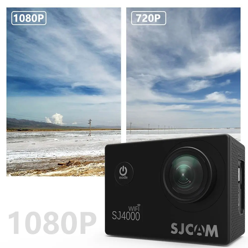 Оригинальная Экшн-камера SJCAM SJ4000 серии 1080P HD 2," SJ4000/SJ4000 wifi, водонепроницаемая Спортивная камера DV, Автомобильный регистратор