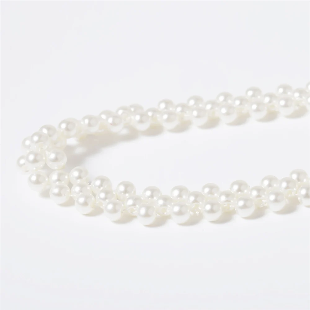 

Multi Layer Beaded Choker Pearl Necklace For Women Elegant Wedding Girl Female Collar Chains Bead Necklace Fashion Jewelry 2021