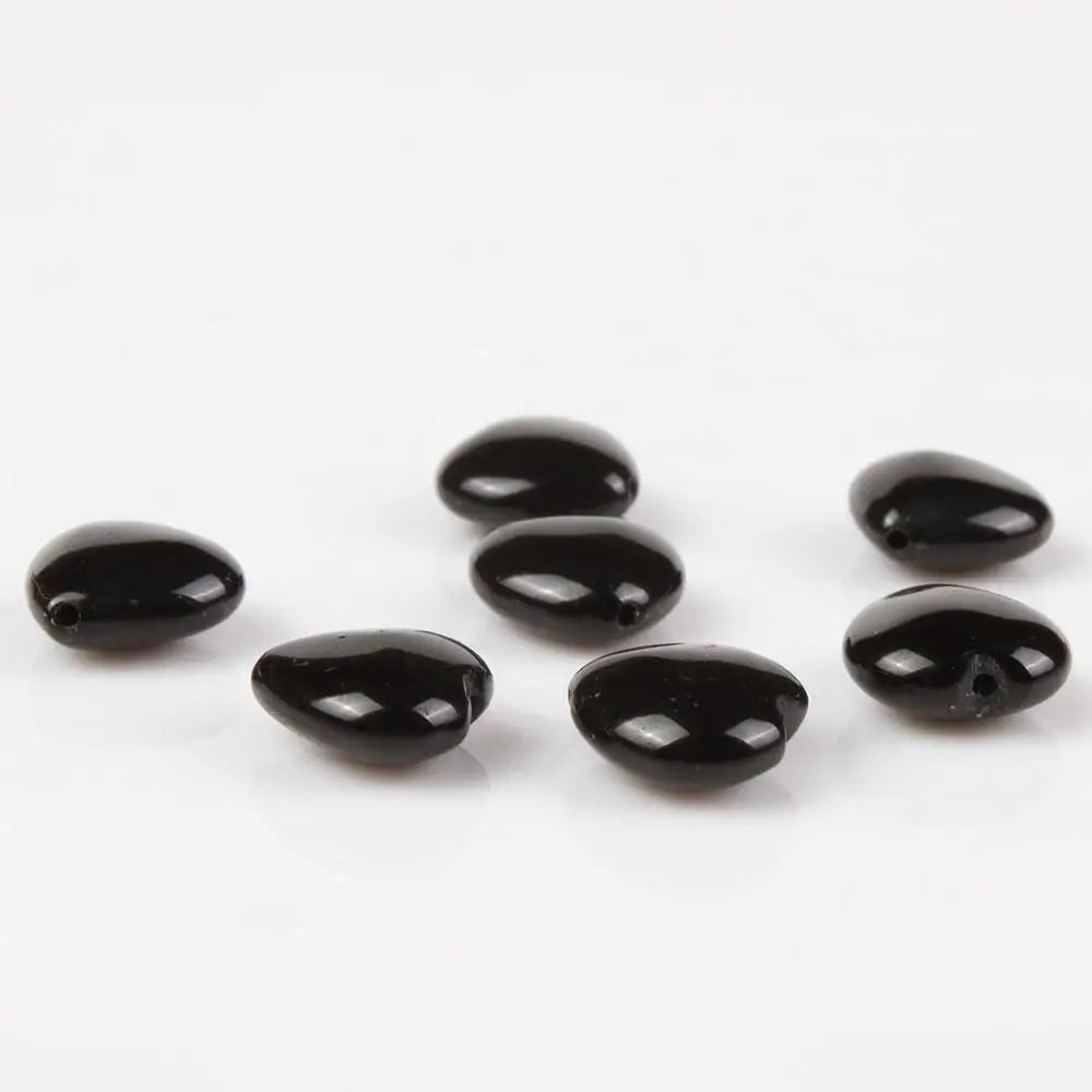 8 10 12 мм натуральный черный агат сердце резной оникс камень драгоценный свободные