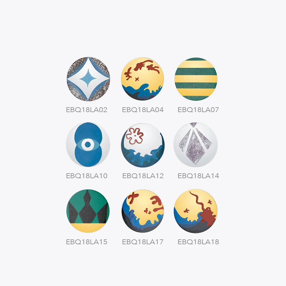 Женские серьги гвоздики из нержавеющей стали с ручной росписью|Серьги-гвоздики| |