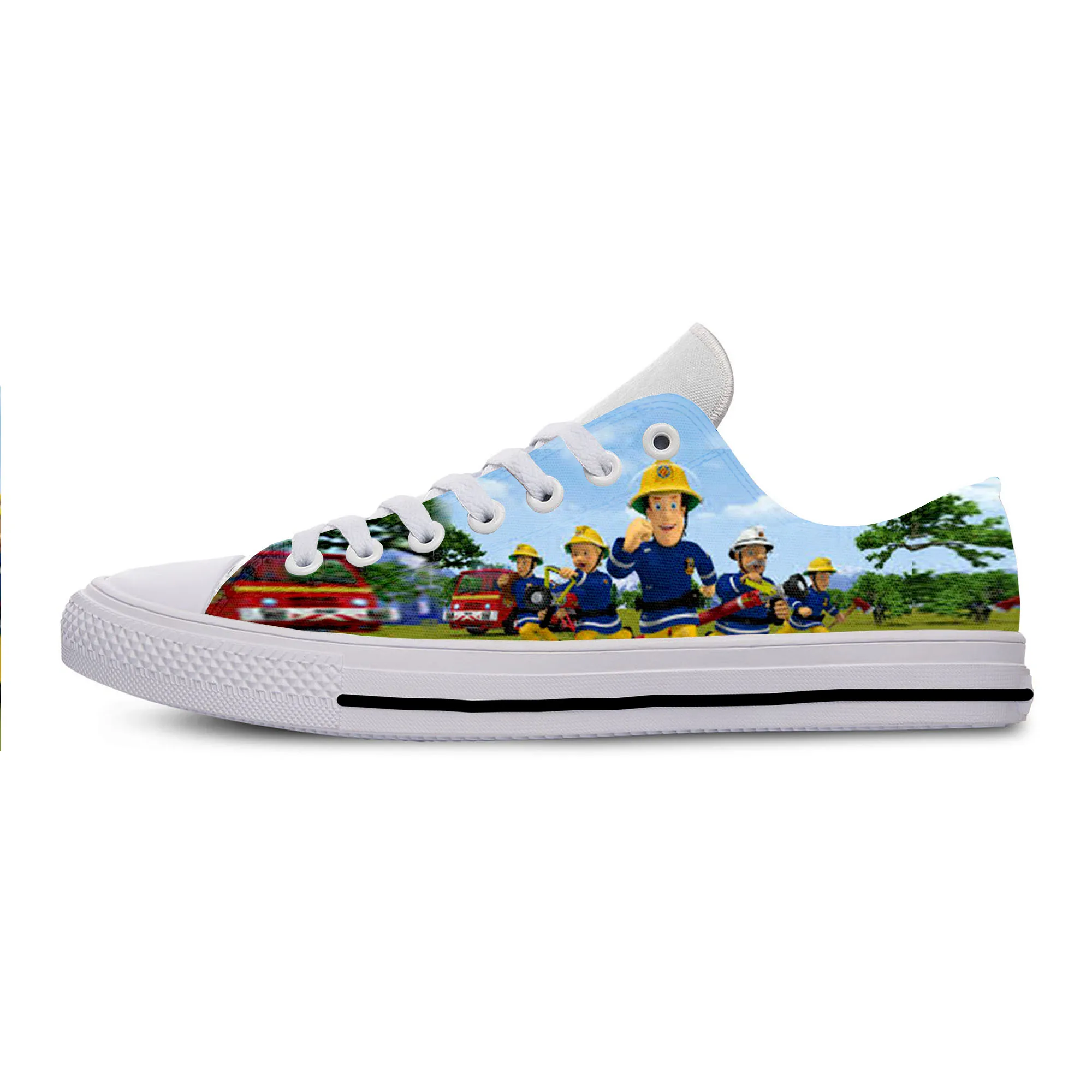 2019 Hot Cool Fashion Summer Sneakers Handiness Casual Shoes 3D Printed Cartoon Cute Funny For Men Women Fireman Sam | Обувь