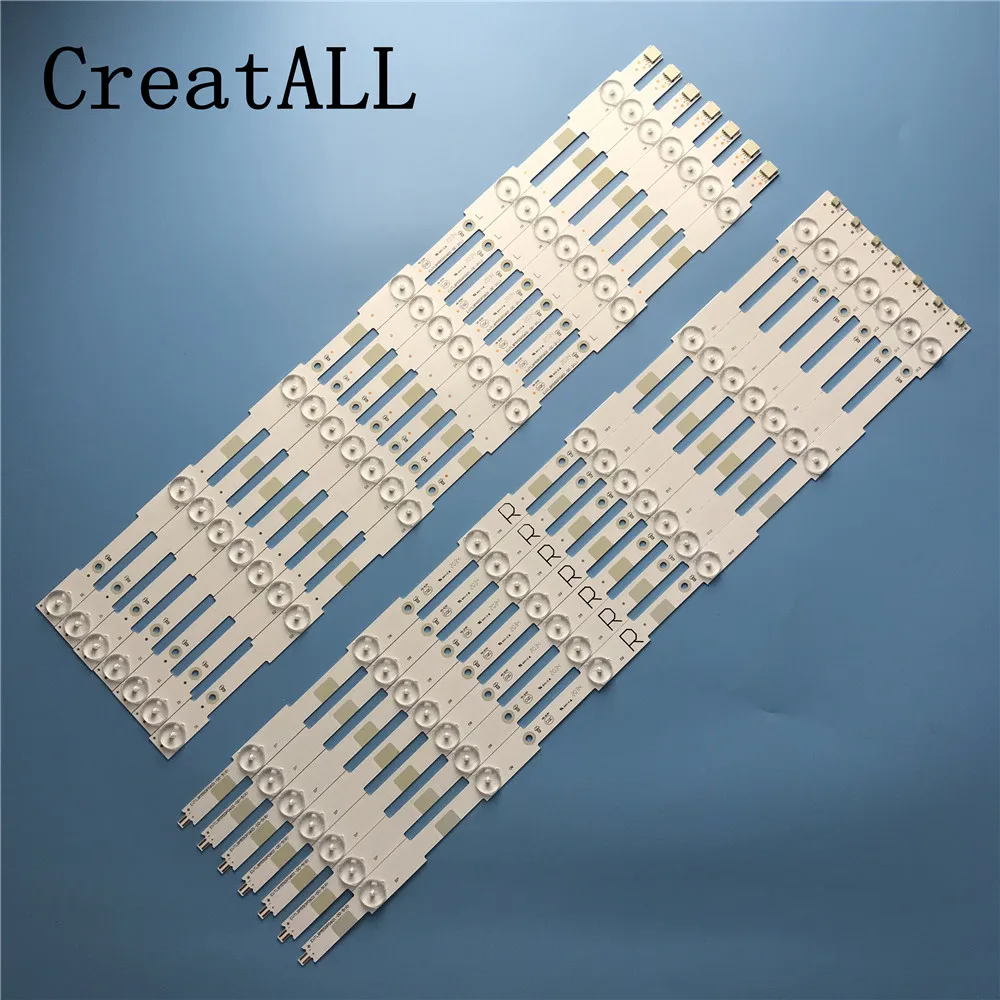 Светодиодная лента для подсветки телевизора Philips 12 ламп 55 дюймов LB55037 55PUH6400/88