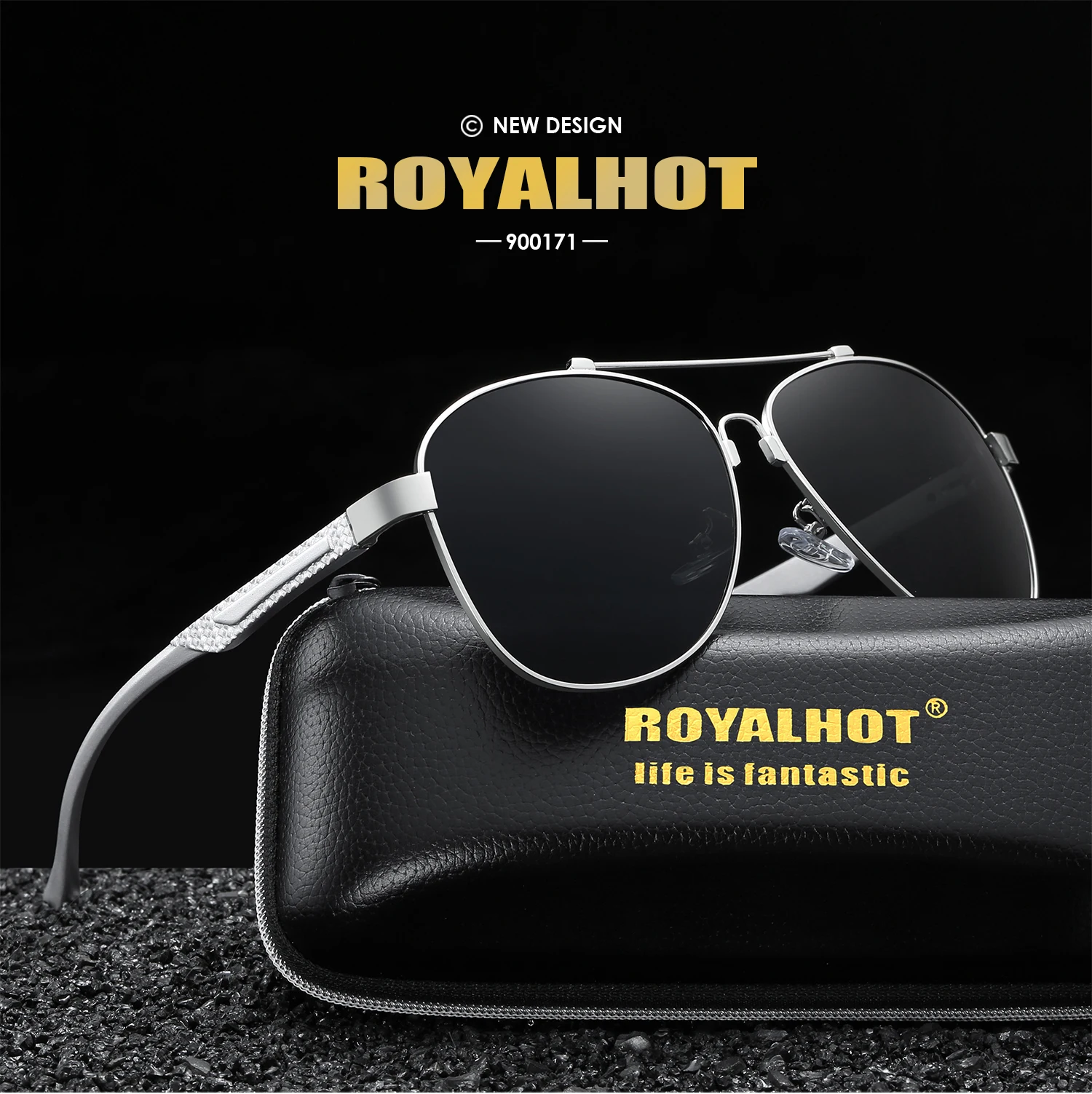 RoyalHot мужские женские поляризационные алой Овальные Ретро стиль оправа