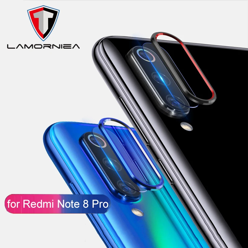 Закаленное стекло + металлическое защитное кольцо для Xiaomi Redmi Note 8 7 Pro K20 пленка