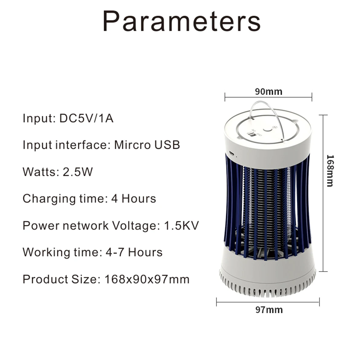 

LED Mosquito-killer USB Repellent Lamp 5V UV Light USB Mosquito Trap Lantern LED Repellent Lamp Night Light Radiationless