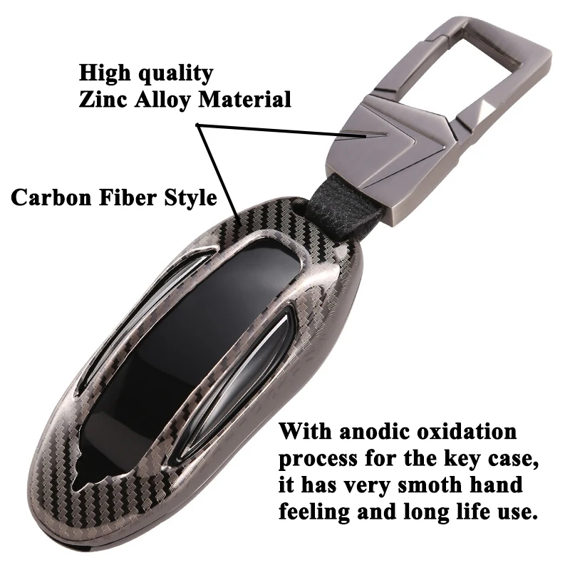 1 шт. SEEYULE чехол для автомобильного ключа из углеродного волокна защитный