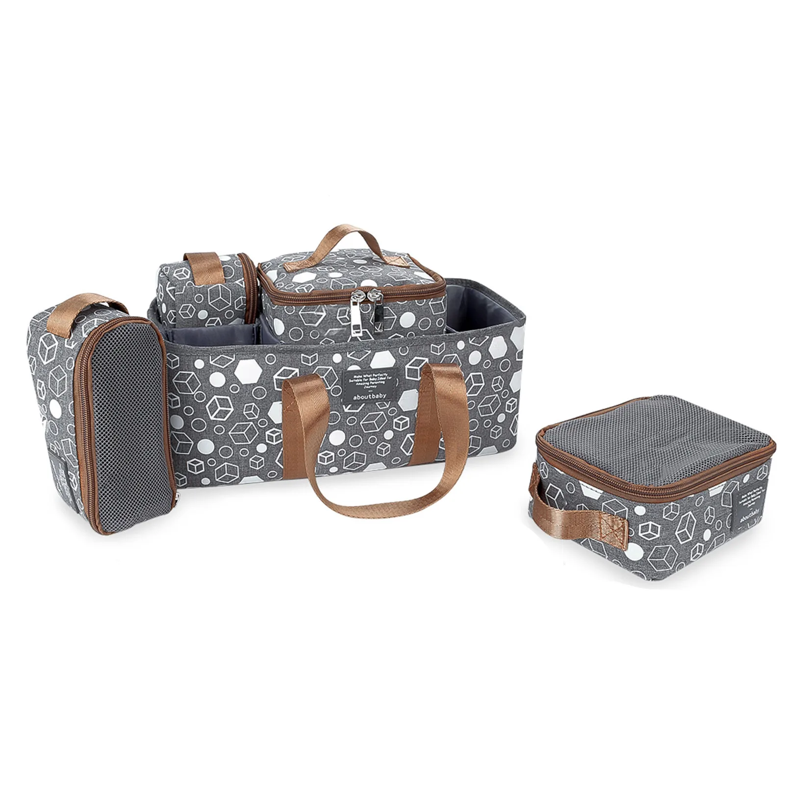 

3-in-1 Storage Bag Machine Washable Multifunctional Diaper Bag Suitable For Babies And More Wear When Going Out