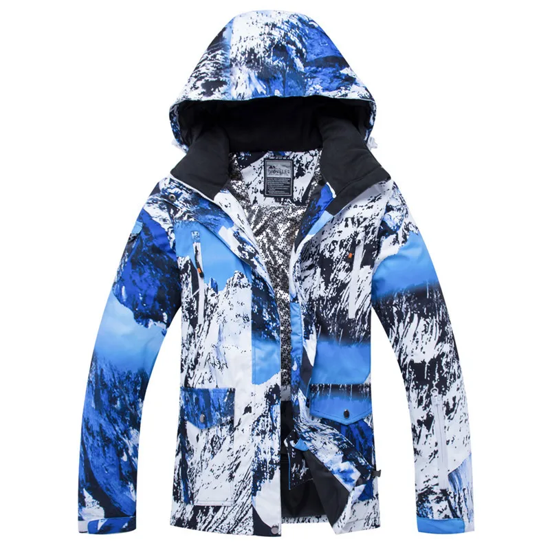 2020 Winter Snow Jacket Women Hooded Warm Sport Snowboard Men Waterproof Clothes Cotton Outdoor Female Skiing Coats | Спорт и