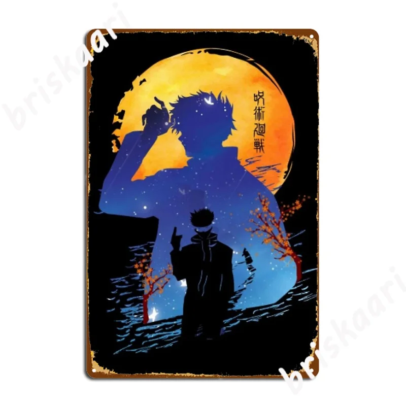 

Jujutsu Kaisen Anime Kawaii Sukuna Gojo Satoru Poster Metal Plaque Club create Cave pub Wall Decor Tin sign Poster