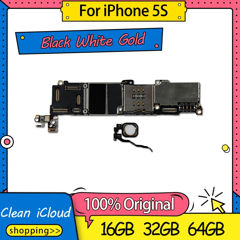 Материнская плата для iPhone материнская с распознаванием отпечатков пальцев 16 ГБ 32