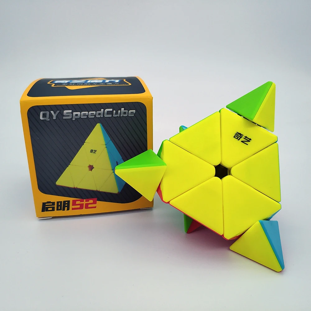 QiYi QiMing S2 Пирамида 3x3 магический куб профессиональные кубики magicos детские игрушки