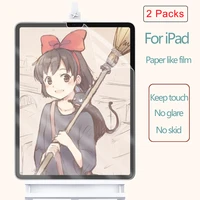 like writing on paper screen protector for ipad air 4 pro 11 12 9 2021 2020 10 2 9 8th 10 5 mini 5 6 anti glare protective films