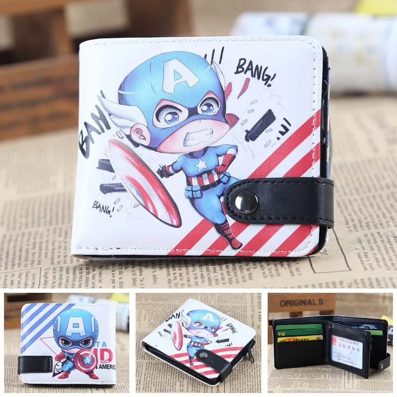 Аниме-кошелек Покемон/Наруто/Дэдпул студенческий кошелек мультяшная сумка и