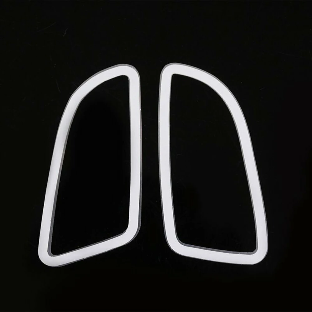 

Dashboard Decoration Cover Air Vent Trim Silver Parts New High Quality