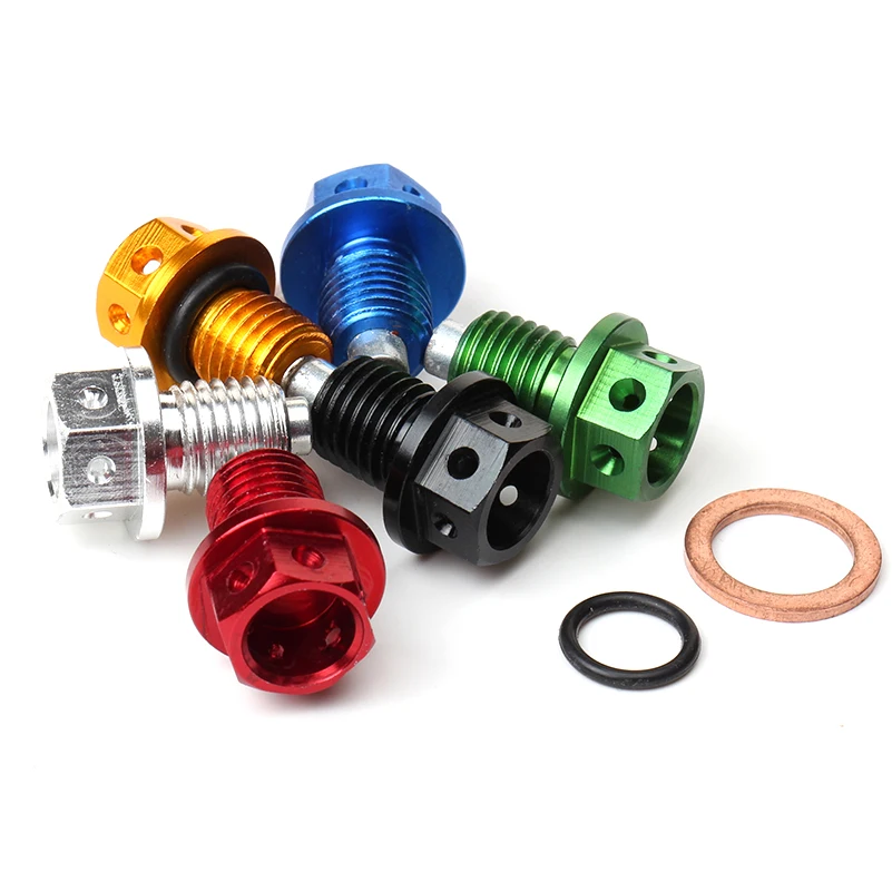 

Atv Quad Dirt Pit Bike Little Monkey Car Refires Off-road Motorcycle CNC M12 Magnetic Oil Drain Screw Magnet Magnetic Oil Sump