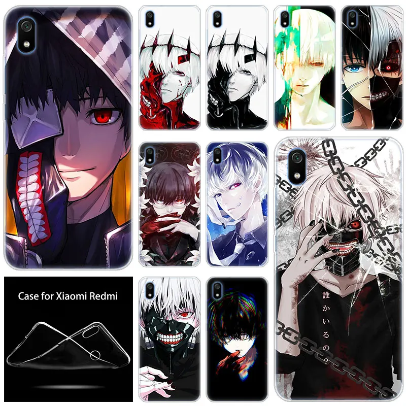 Роскошный мягкий силиконовый чехол с аниме Токийский Гуль канеки Кен для Xiaomi Redmi 7