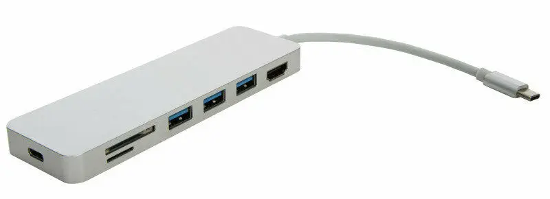 

3 x Xenta Type C usb-хаб 7 in 1-абсолютно новый