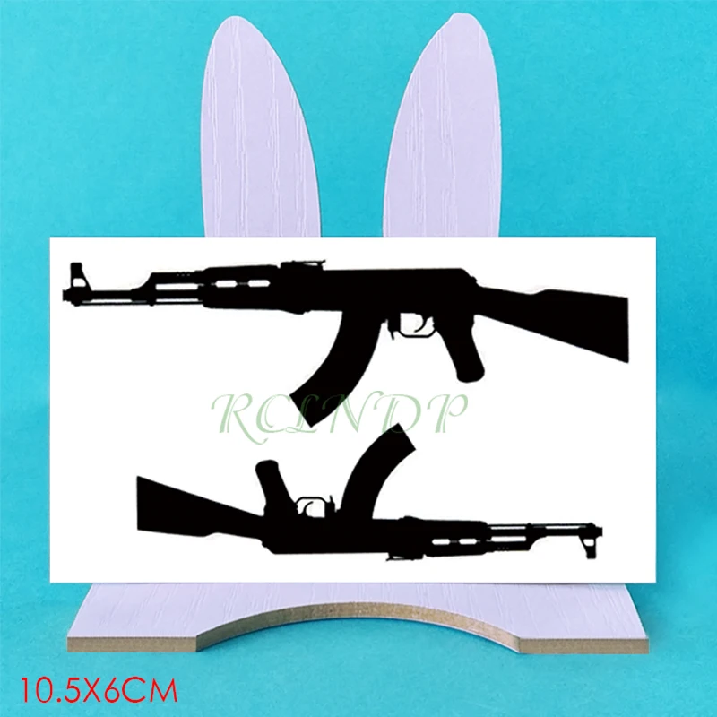 Татуировка Временная водостойкая черная для мужчин и женщин тату машинка флэш