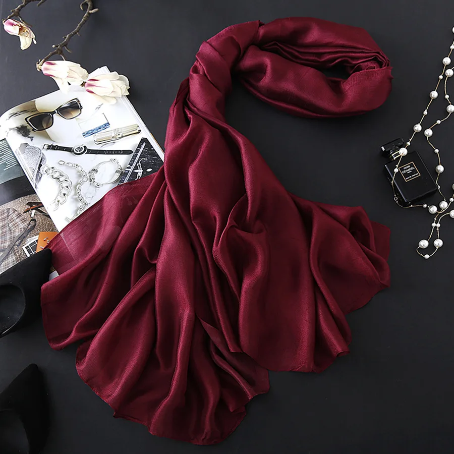 2020 new brand women scarf fashion linen winter scarves silk lady shawls sold thin beach covers bandana female echarpe pashmina |