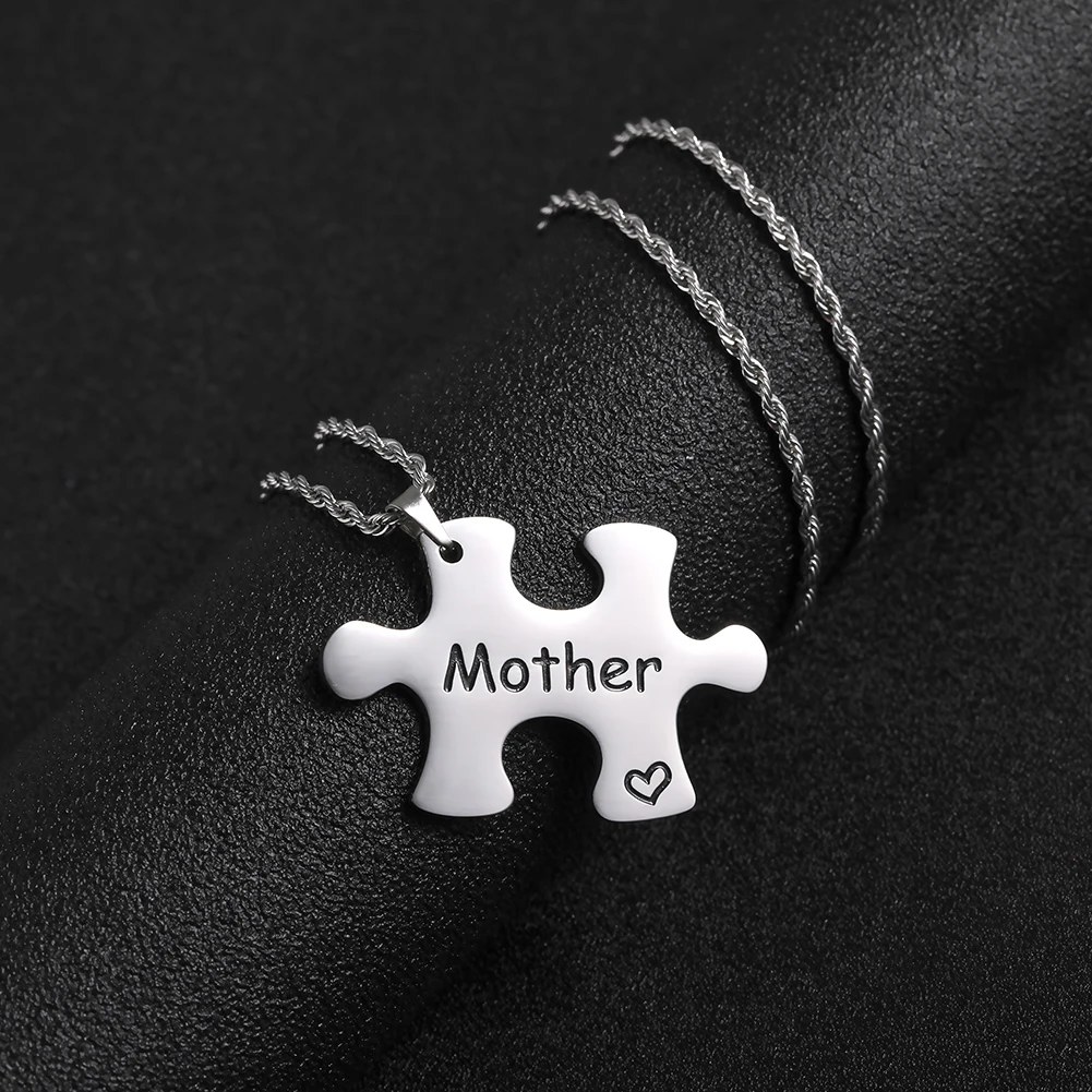 Fishhook новая мать любовь дочь семья головоломки из нержавеющей стали для женщин