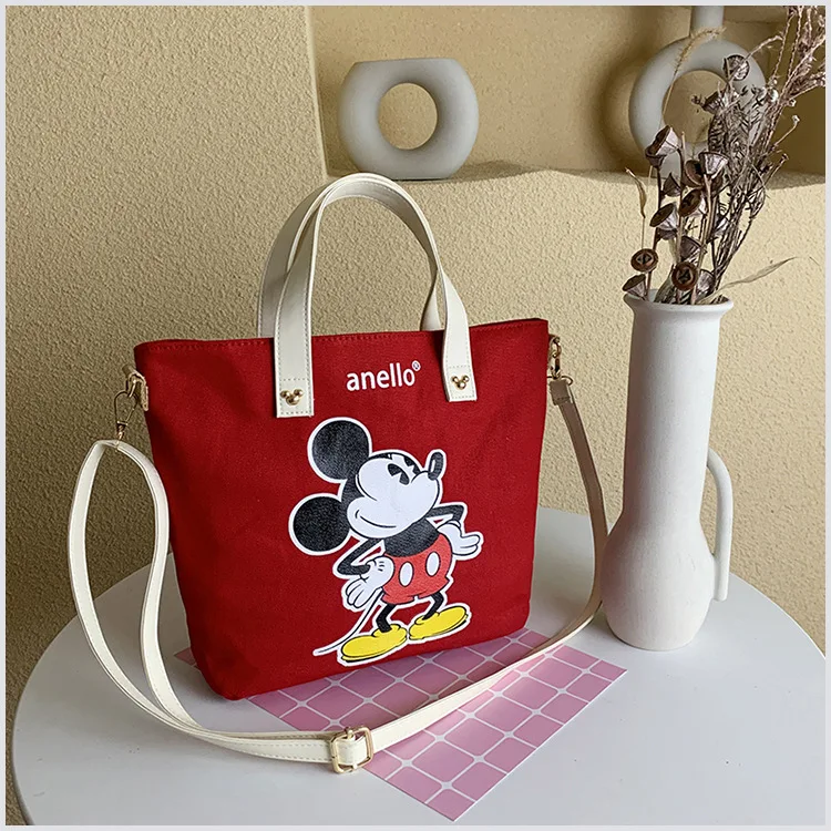Disney Микки Маус женские Холщовая Сумка через плечо сумка из мультфильма Город