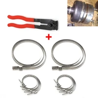 20pcs cv joint boot crimp clamps with axle boot clamp pliers tool crimp ear type extensio for auto car atv motorcycle