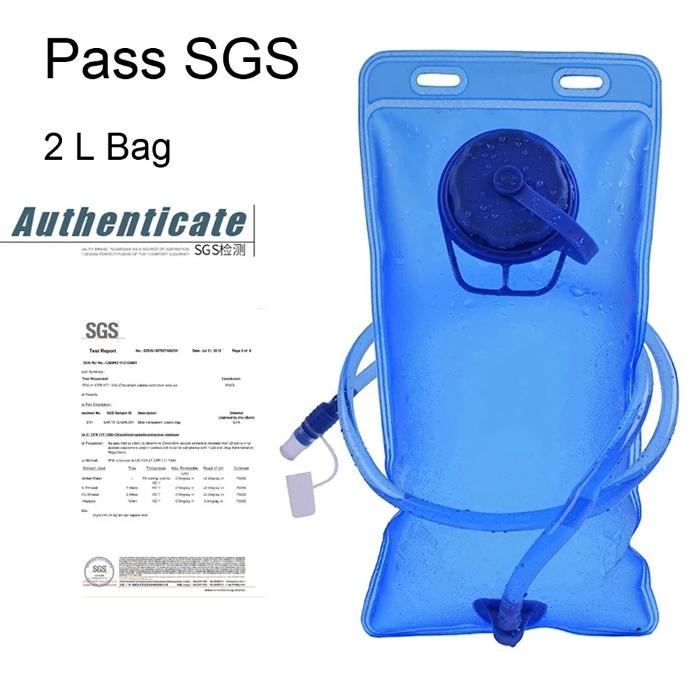 Only 2L water bag Tanluhu, рюкзак для бега, гидратация, 15л, на открытом воздухе, для бега, марафона, велоспорта, пешего туризма, альпинизма, на открытом воздухе, спортивная сумка, упаковка XL - Цвет: Only 2L water bag