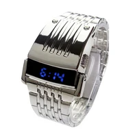led wrist watch automatic stainless steel digital saving calendar sport smart watch for menwomenrelogio masculinofemininorel